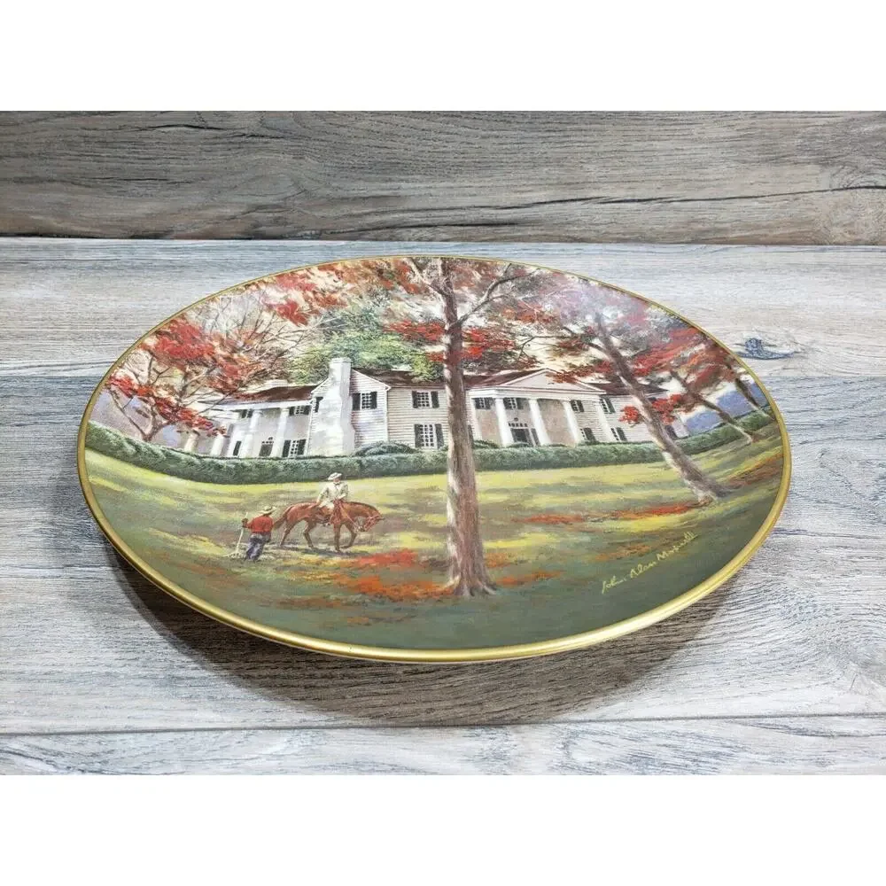 Gorham Fort Hill Commemorative Southern Landmark Series 1980 Vintage Plate